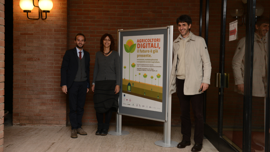 2013 – Tavola rotonda "Agricoltori digitali, il futuro è già presente", premiazione concorso Linfas presso Collegio di Milano